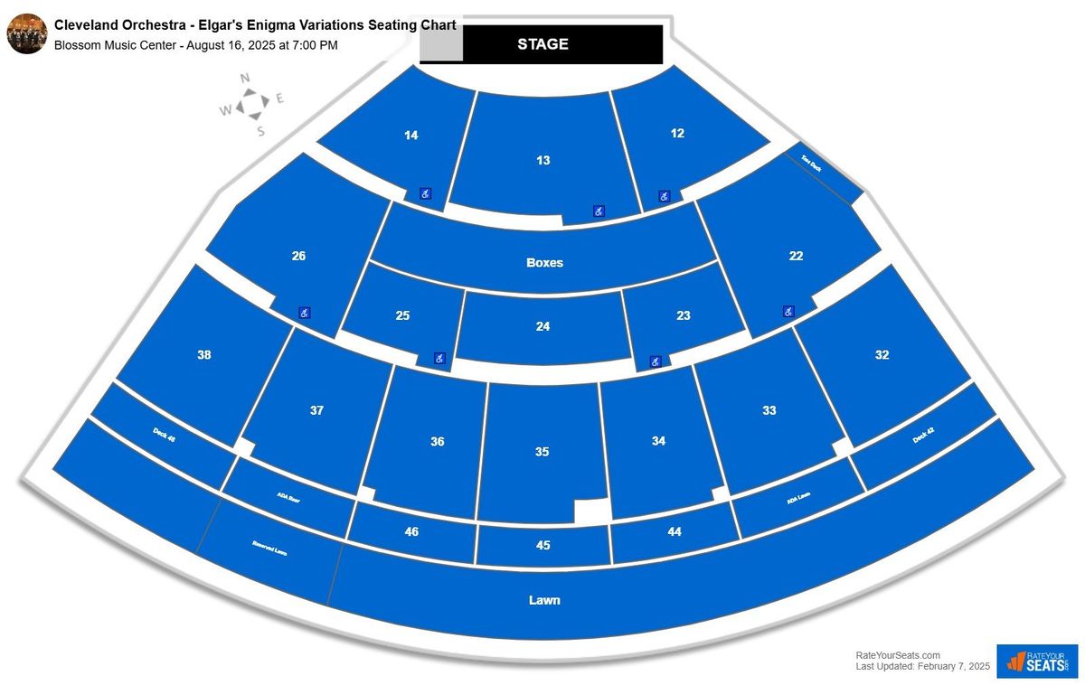 Cleveland Orchestra - Elgar's Enigma Variations at Blossom Music Center, 16 August | Event in Cuyahoga Falls