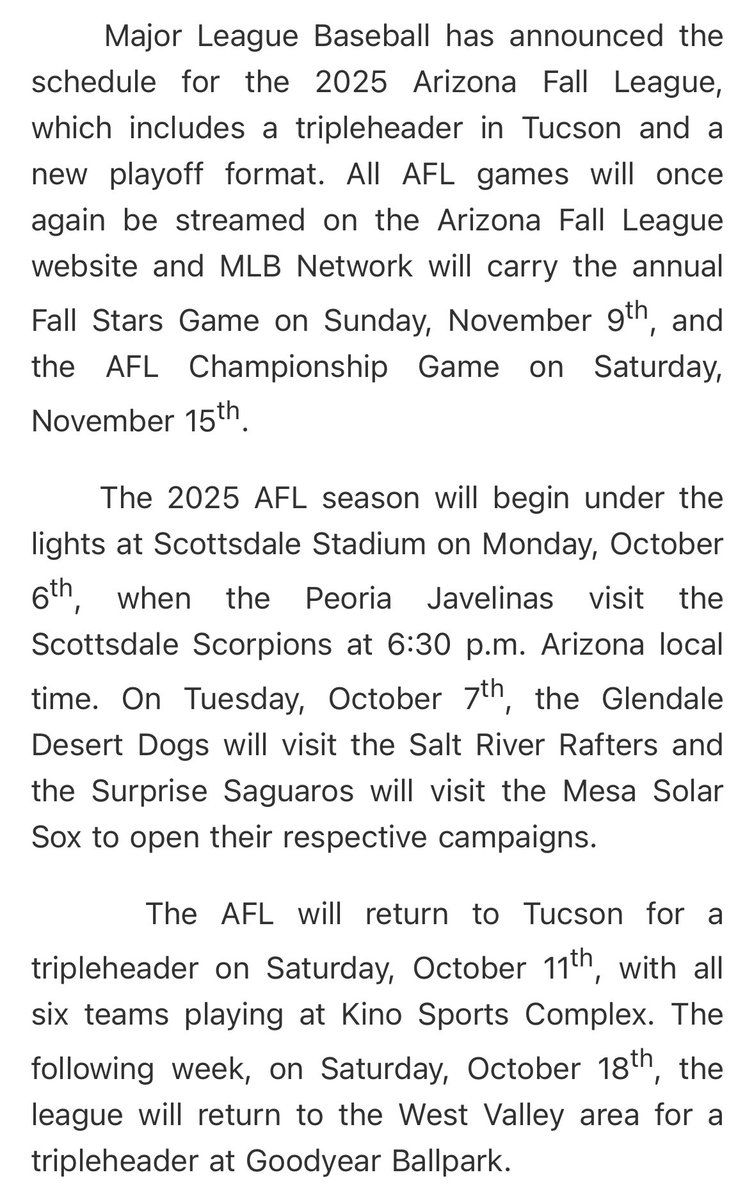 Mesa Solar Sox vs. Scottsdale Scorpions, 3 November | Event in Mesa | AllEvents