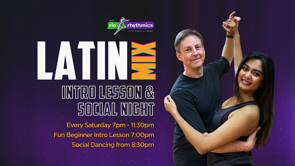 Latin Mix Saturday Social Night with Intro Lesson @ 7pm, 29 November | Event in West End | AllEvents