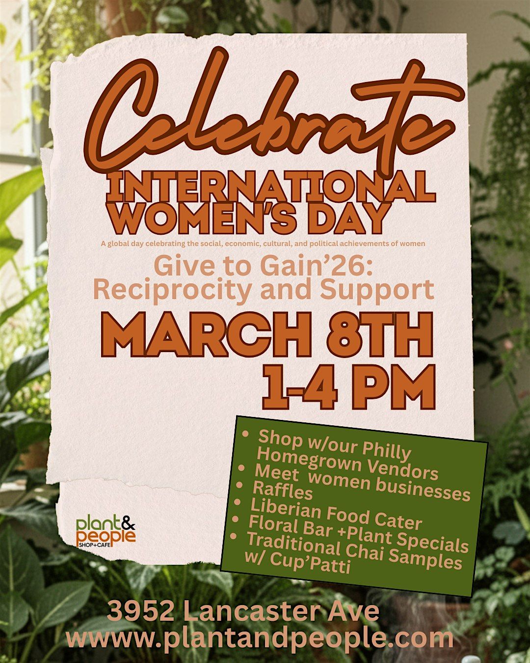 Celebrate Int"t Women's Day