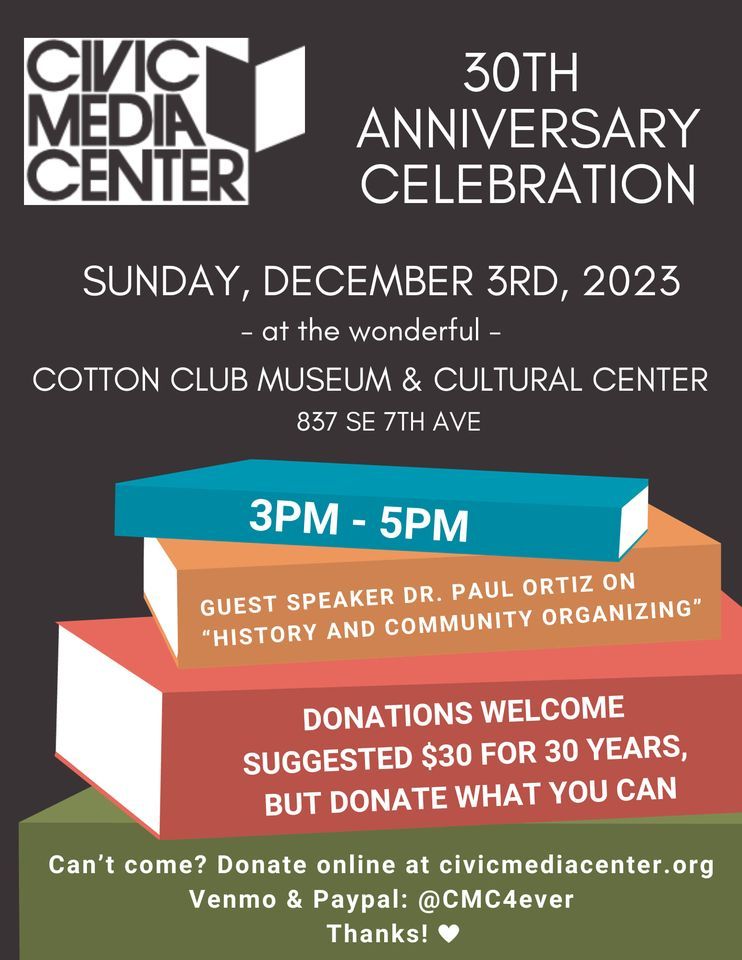 CMC 30th Anniversary Event at The Cotton Club, Cotton Club Msm