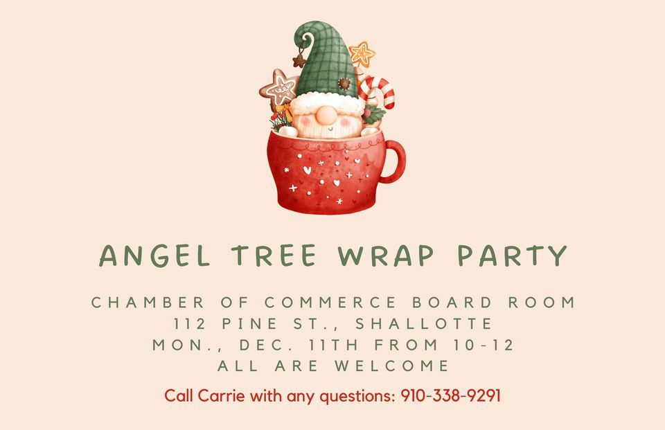 Angel Tree Wrap Party, Brunswick County Chamber of Commerce, Shallotte