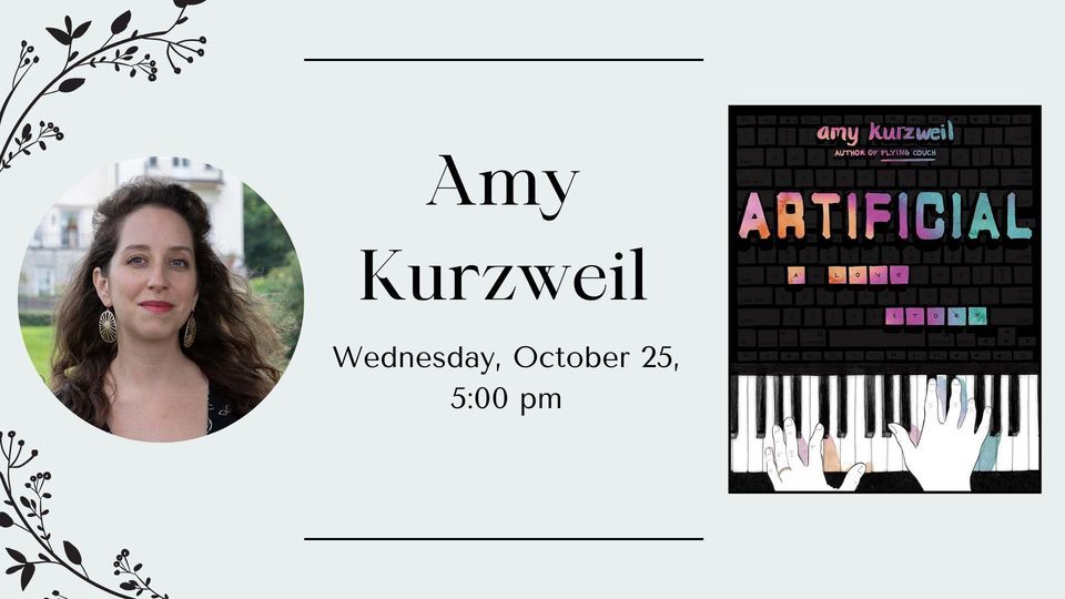 Amy Kurzweil, Prairie Lights Bookstore, Iowa City, October 25 2023