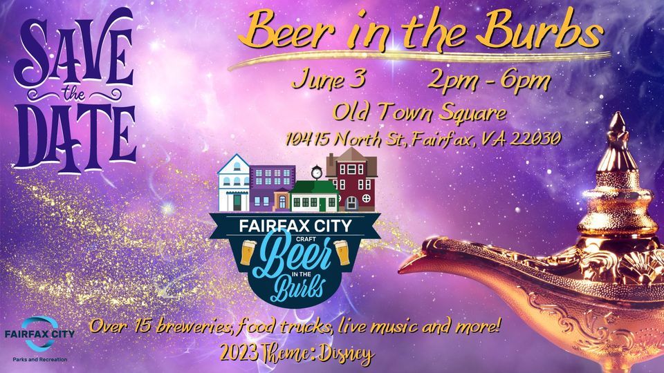 Beer in the Burbs, Old Town Square Fairfax, VA, 3 June 2023