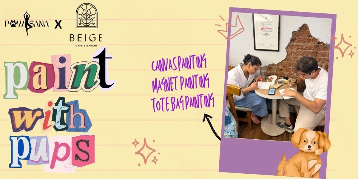 Paint with Puppies by Pawasana, 3 August | Event in Panchkula | AllEvents