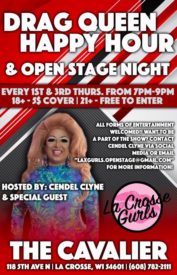 Drag Queen Happy Hour & Open Stage Night, Cavalier Theater & Lounge, La