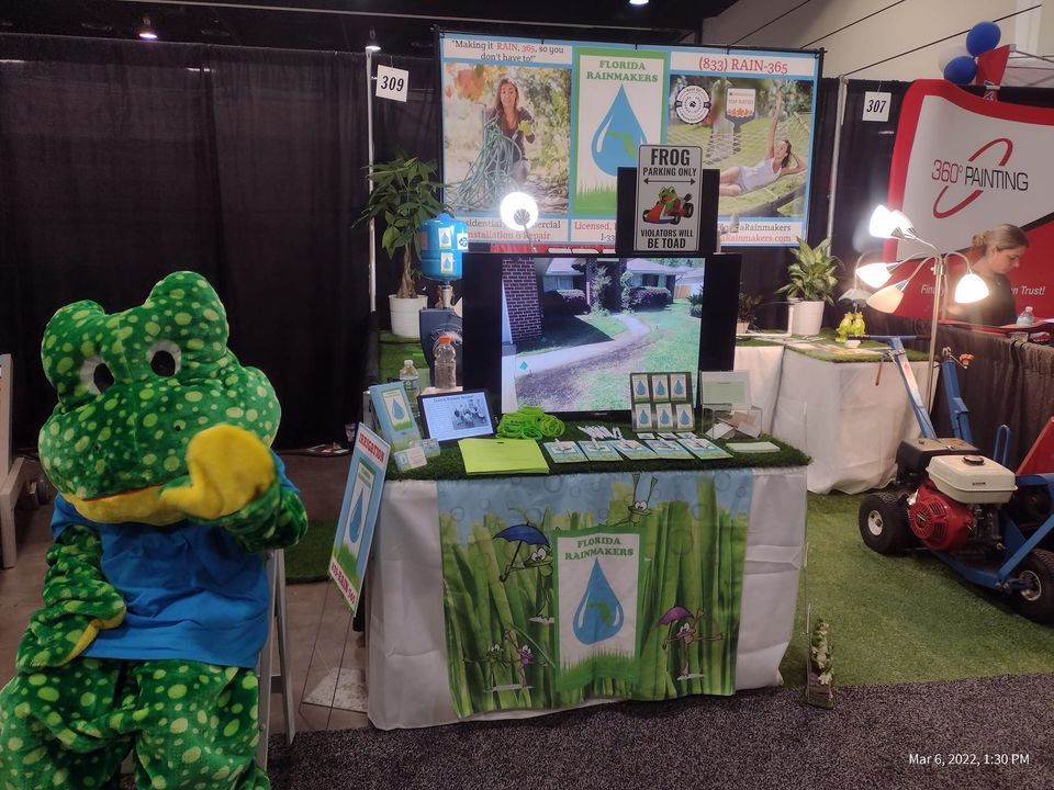 Florida Rainmakers Home and Patio Show Booth, Prime F. Osborn III