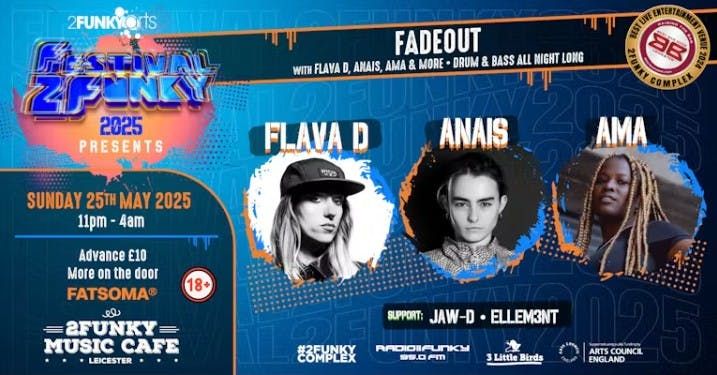 Fadeout @ Festival2Funky 2025 | Event in Leicester | AllEvents