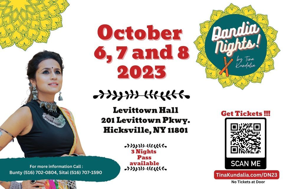 Dandia Nights Hicksville, NY 2023, Levittown Hall, 6 October 2023