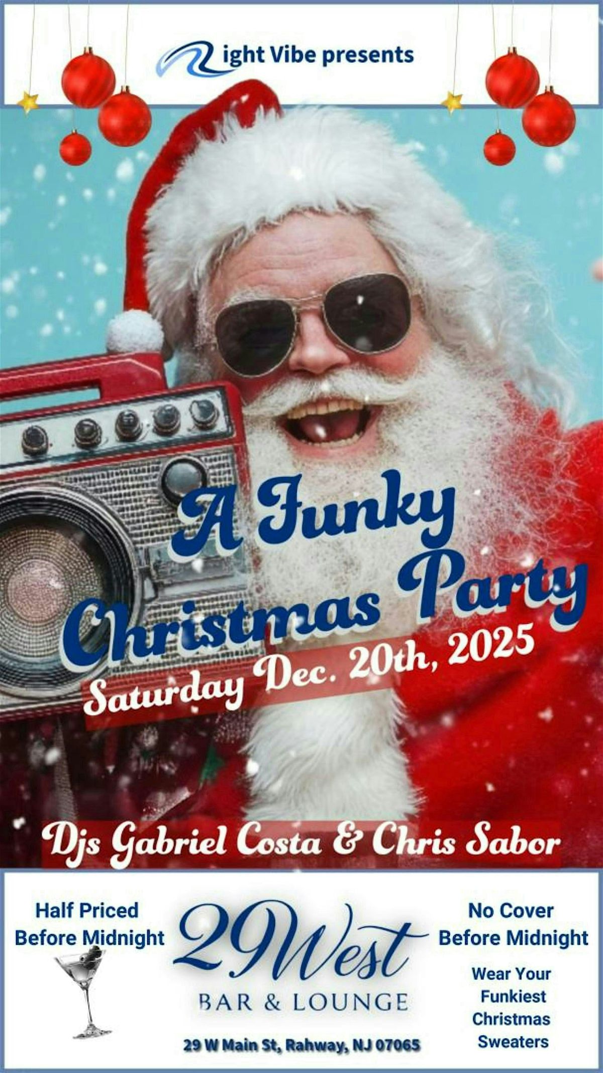 A Funky Christmas Party @ 29 West, 20 December | Event in Rahway | AllEvents
