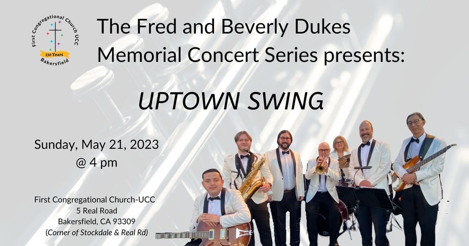 FREE Concert Bakersfield Jazz Orchestra, Uptown Swing, First