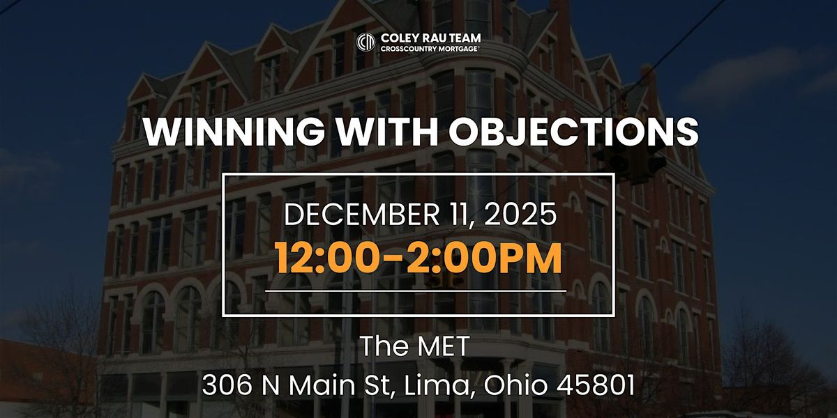 Winning with Objections 2025 -The Met, Lima, 11 December | Event in Lima | AllEvents