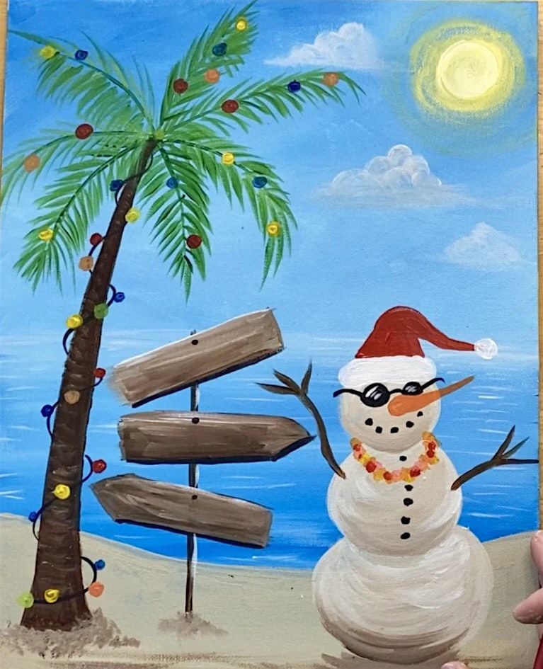 Paint & Sip: Holiday Edition, 19 December | Event in Coconut Creek | AllEvents