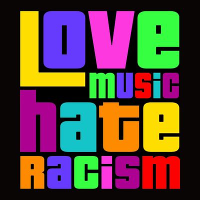 Love Music Hate Racism Luton logo