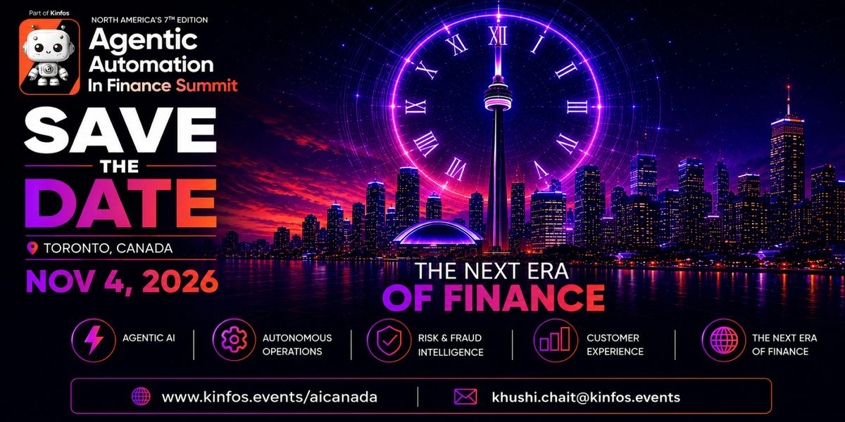 Cumbre de Automatización Agente en Finanzas, Toronto, Canadá