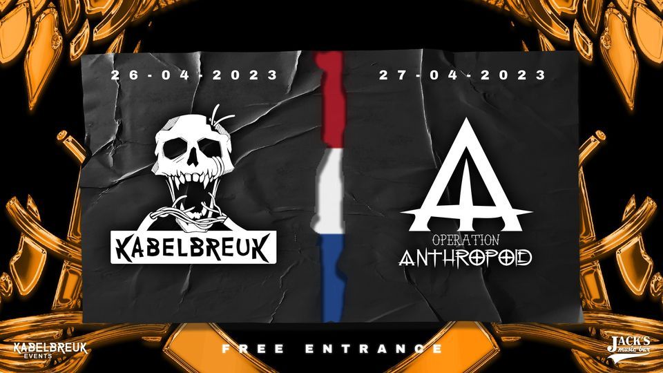 KABELBREUK EVENTS KINGSNIGHT & DAY, Jacks Music Bar, Zwolle, April 26