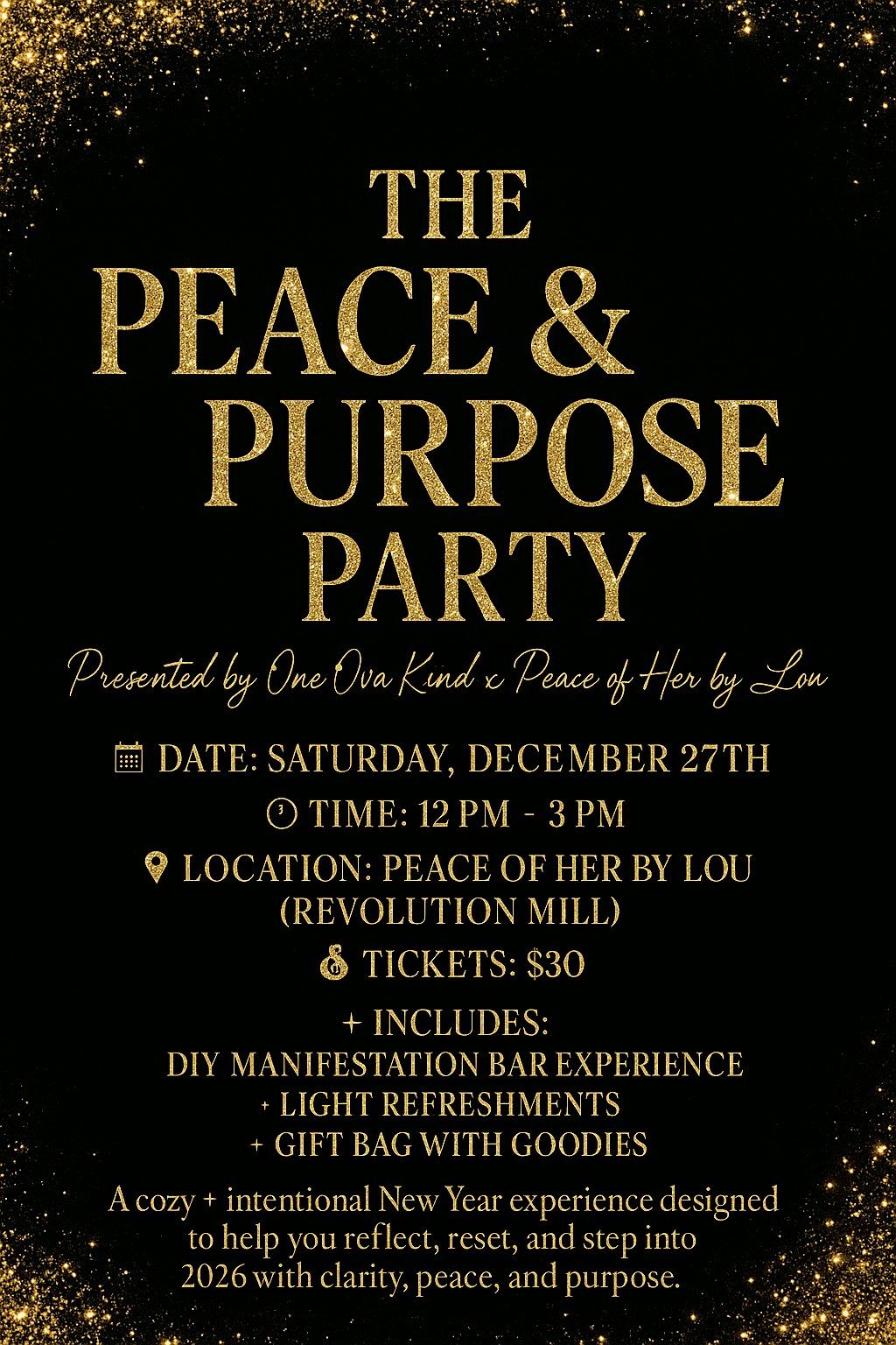 The Peace & Purpose Party, 27 December | Event in Greensboro | AllEvents