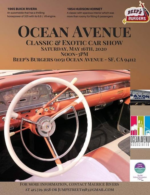 2022 Ocean Avenue Antique Exotic Car Show Omi Cultural Participation Project San Francisco May 21 2022 Allevents In Sf Calendar Of Events 2022