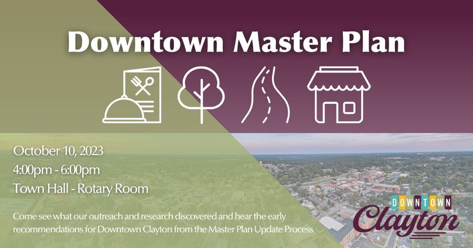 Downtown Clayton Master Plan Input Session, Town of Clayton, NC