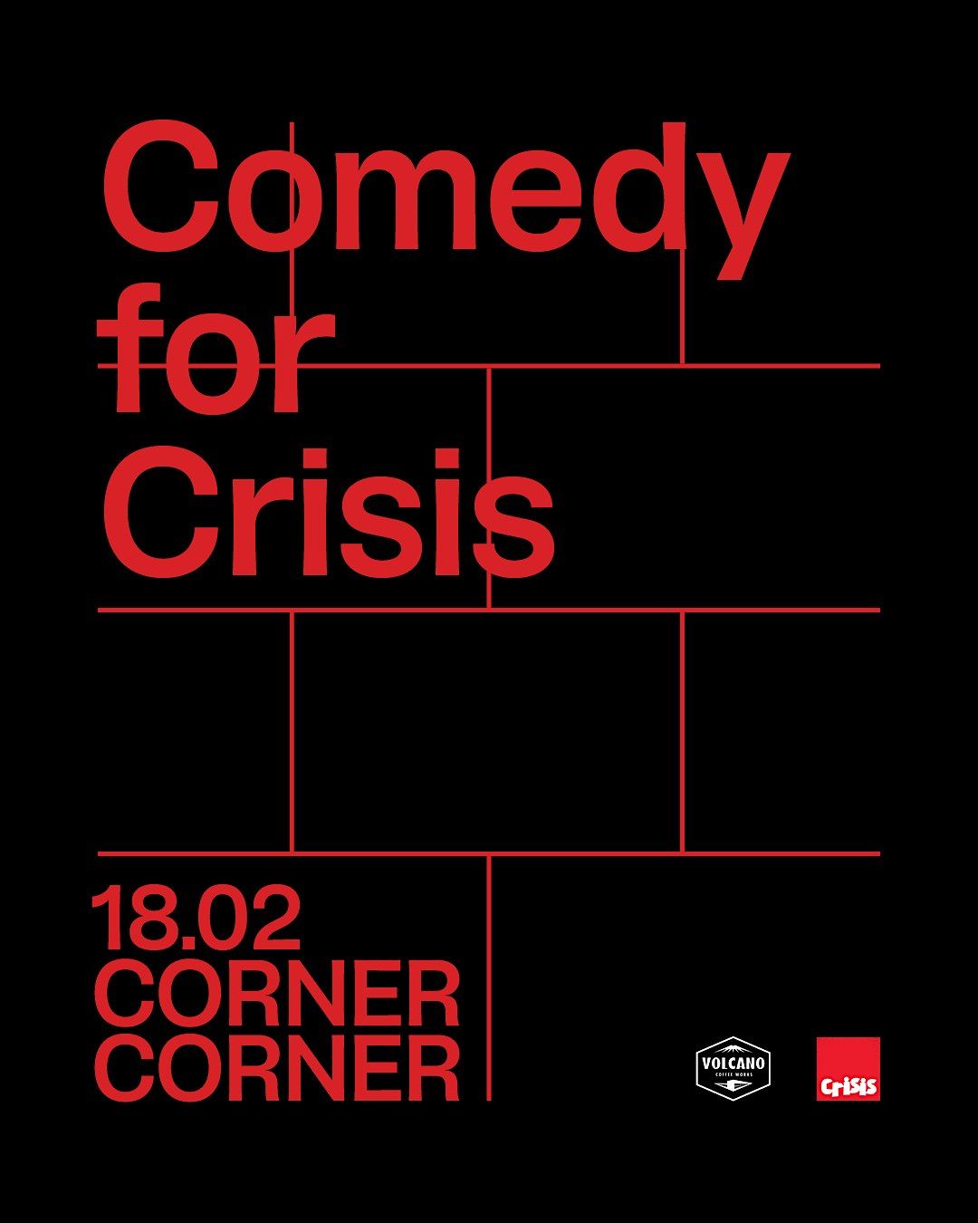 Comedy for Crisis @ Corner Corner, 18 February | Event in London | AllEvents