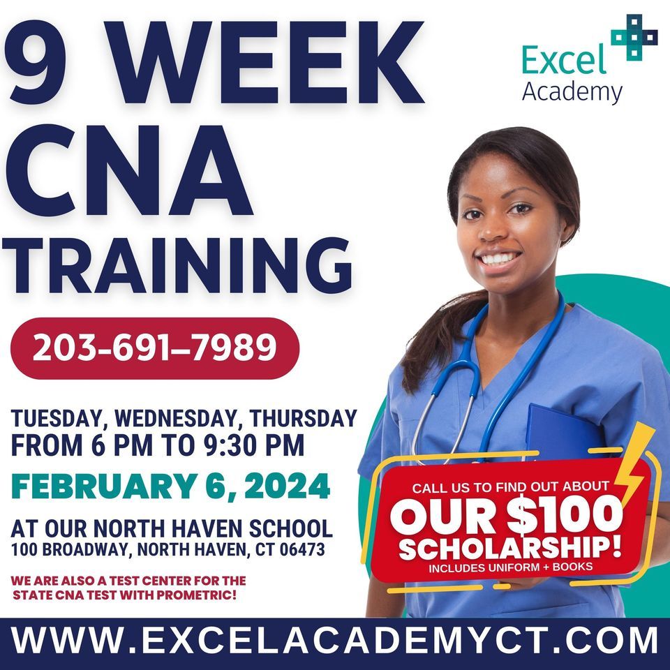 North Haven CNA 9 Week Training , 100 Broadway, North Haven, CT 06473 North Haven CNA 9 Week Training , 100 Broadway, North Haven, CT 06473