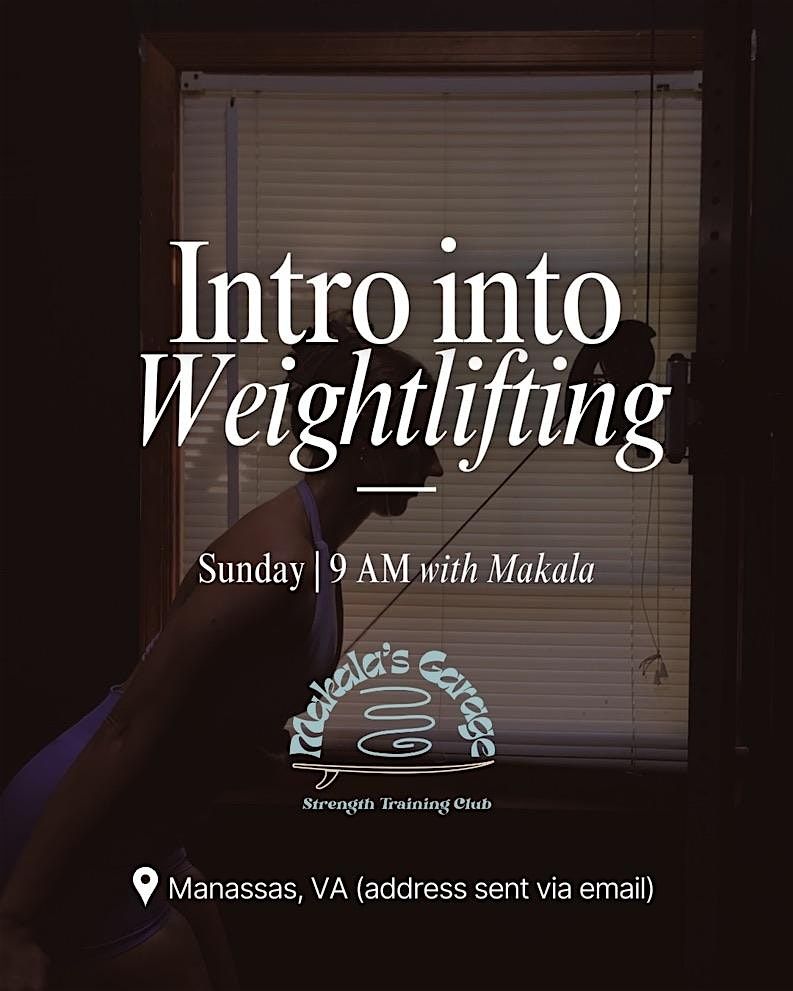Intro Into Weightlifting, 11 January | Event in Manassas | AllEvents