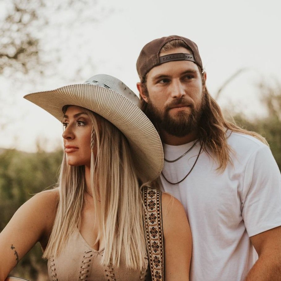 Luke and Kaylee at the Glow Plaza Festival Grounds Concert Series (Reno