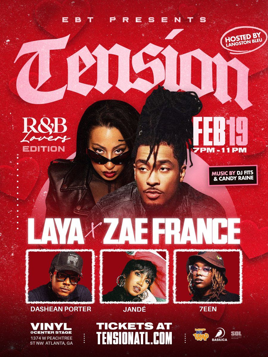 Zae Rance Laya & Zae France, Vinyl - GA, Atlanta, 18 February 2026 | AllEvents