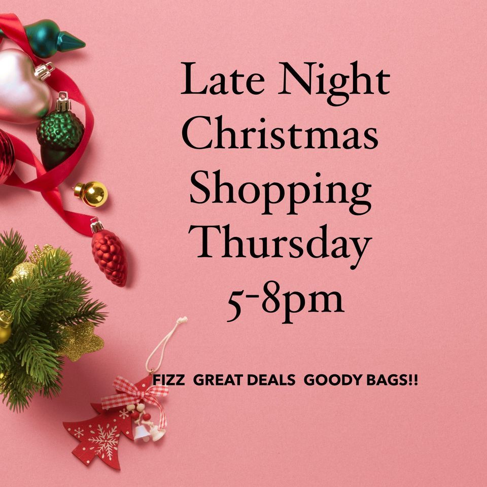 Late Night Christmas Shopping, Tamarisk Boutique, Deal, 14 December 2023 AllEvents