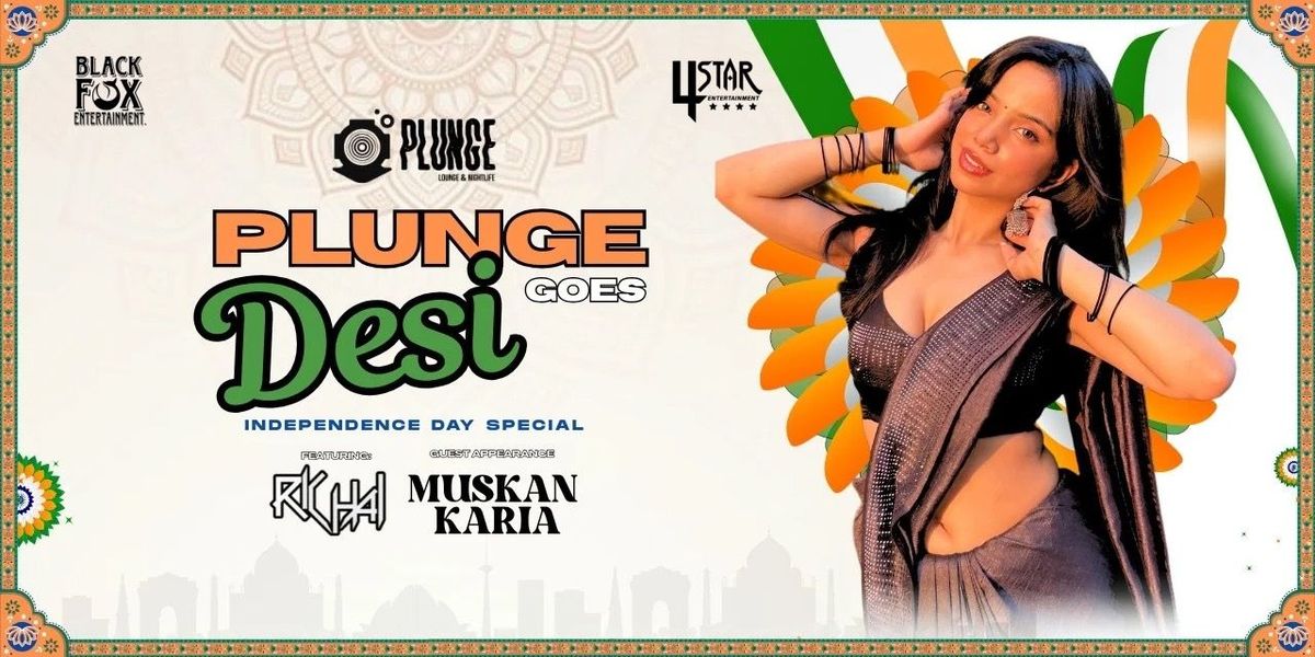PLUNGE GOES DESI, 14 August | Event in Pune | AllEvents