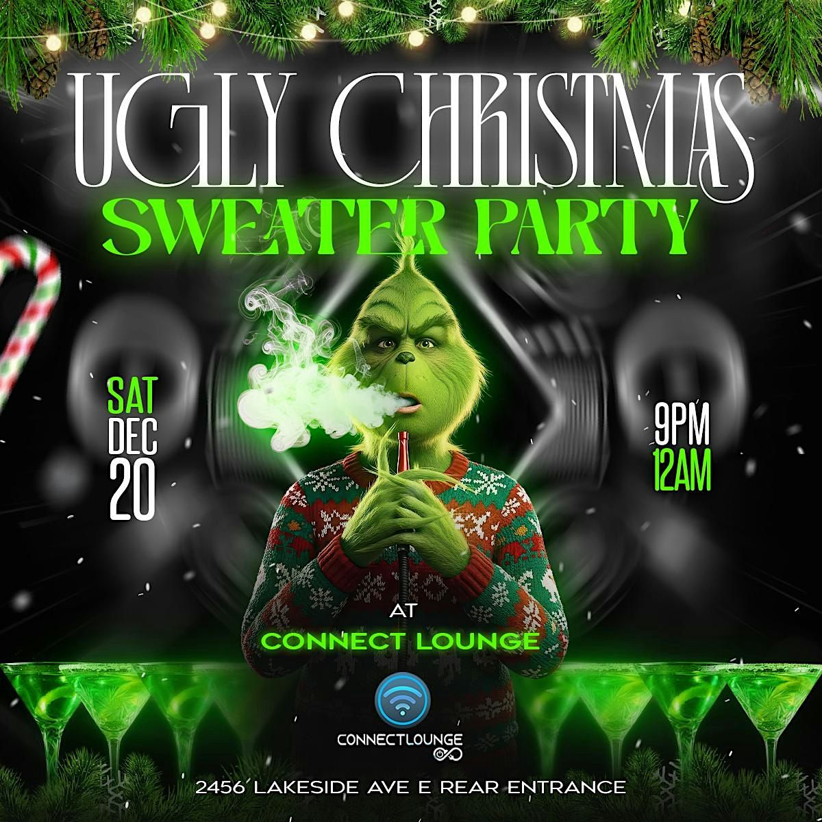 Ugly Christmas Sweater Party at Connect Lounge, 20 December | Event in Cleveland | AllEvents