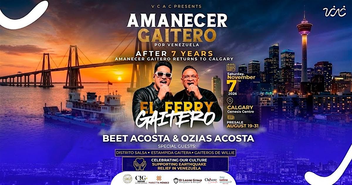 El Ferry Gaitero | Amanecer Gaitero por Venezuela | Calgary, YMCA ...