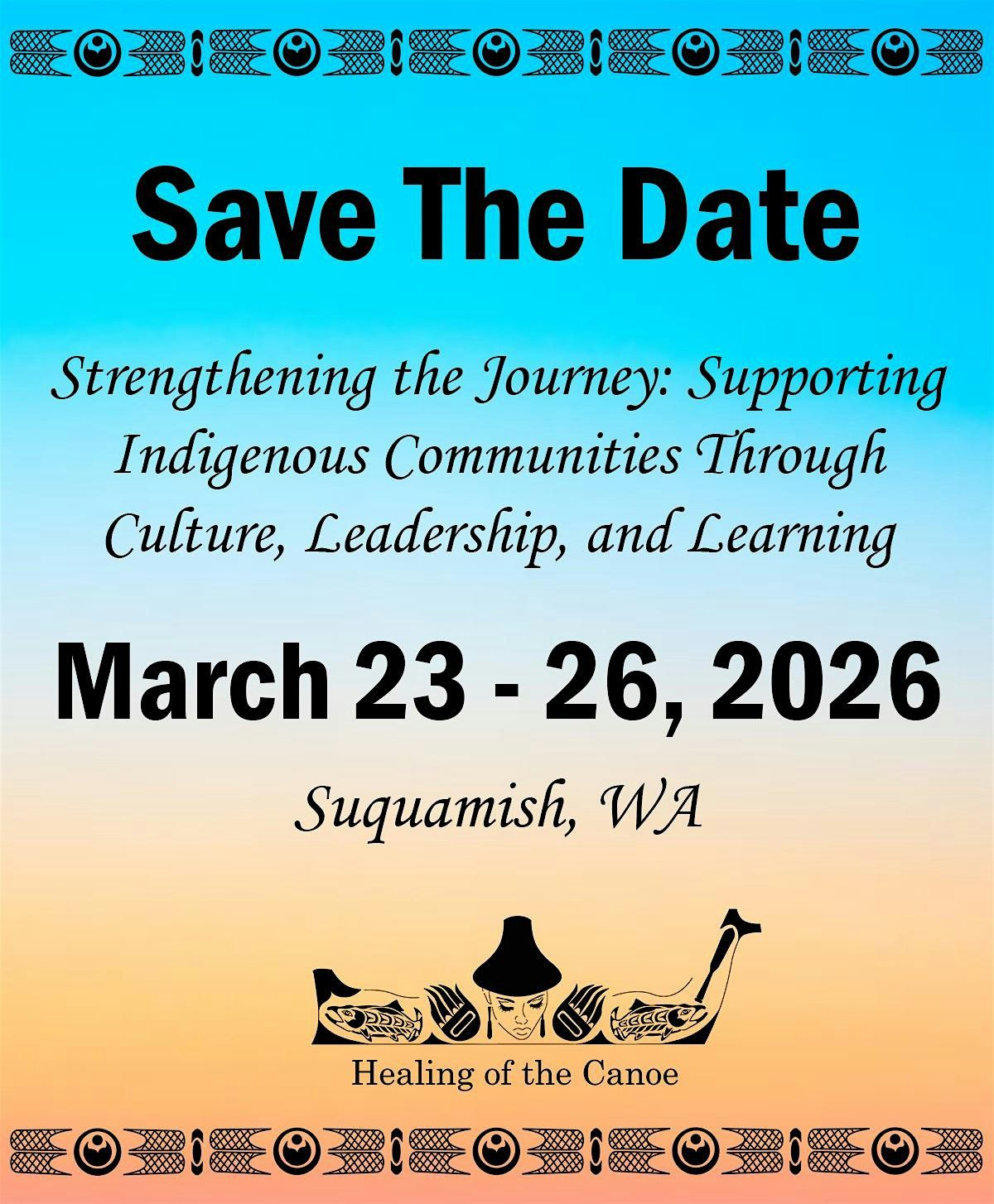 Supporting Indigenous Communities Through Culture - Spring 2026, 23 March | Event in Suquamish | AllEvents