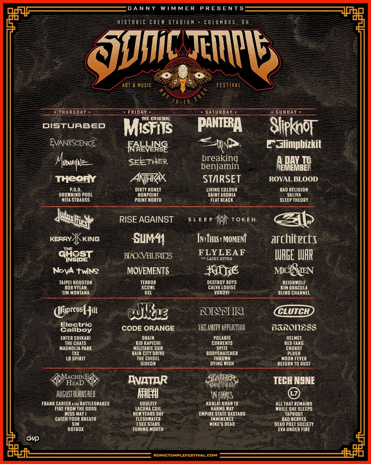 Sonic Temple Art & Music Festival - 4 Day Pass, 13 May | Event in Columbus | AllEvents