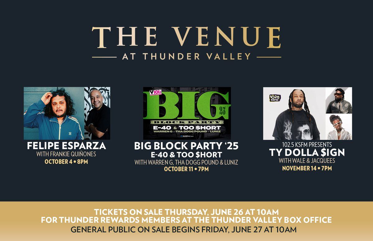 Big Block Party: E-40  Too Short  & Warren G, 10 October | Event in Lincoln | AllEvents