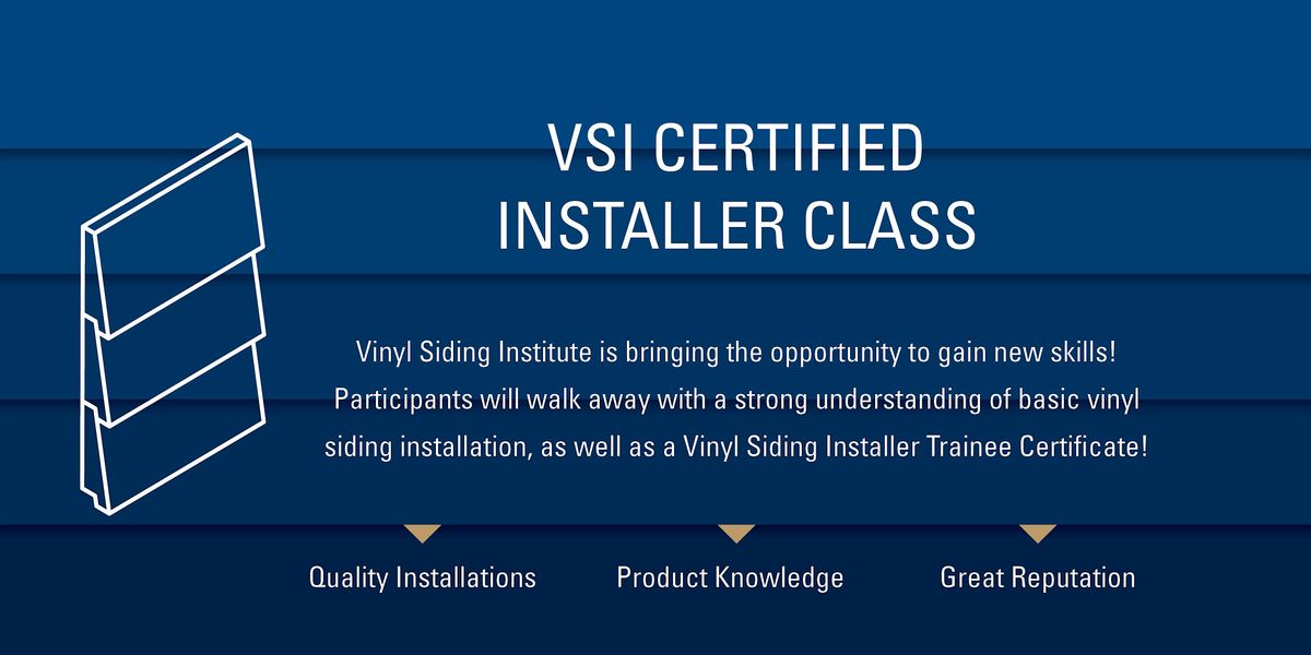 VSI Certified Installer Class Hosted by Norandex and ABC Supply, 10 December | Event in Nashville | AllEvents
