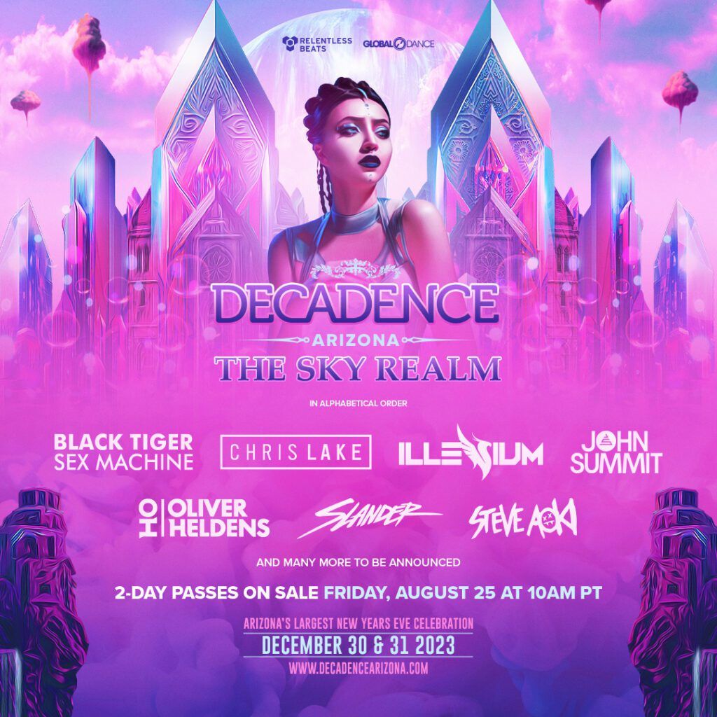 Decadence Phoenix Raceway 2025 Decadence NYE Arizona - 2 Day Pass at Phoenix Raceway, Phoenix ...