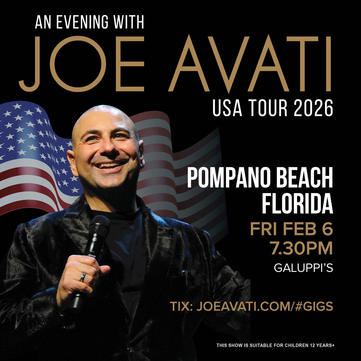 Joe Avati at Pickering Casino Resort, 14 February | Event in Pickering | AllEvents