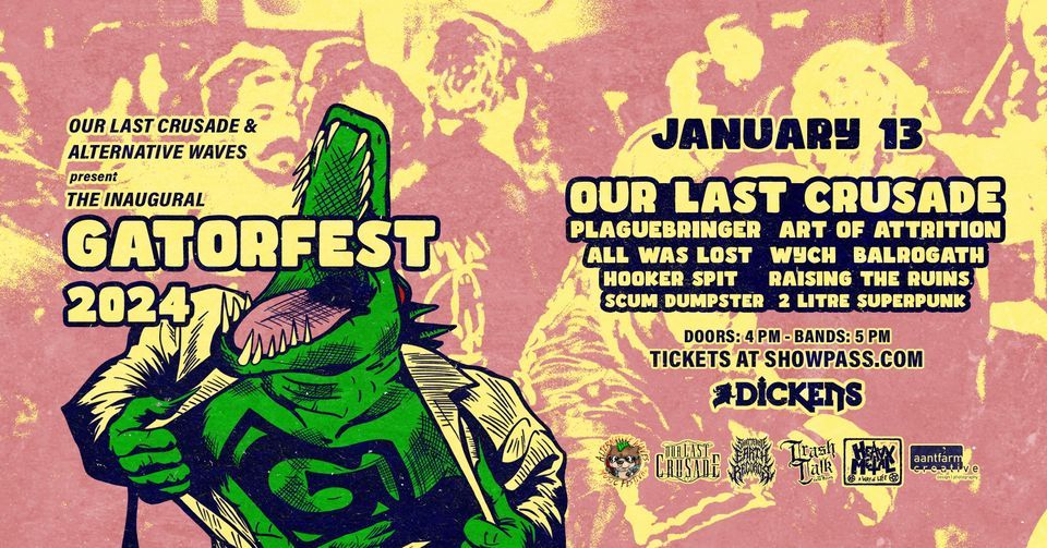 OLC & Alternative Waves present GATORFEST 2025, Dickens, Calgary