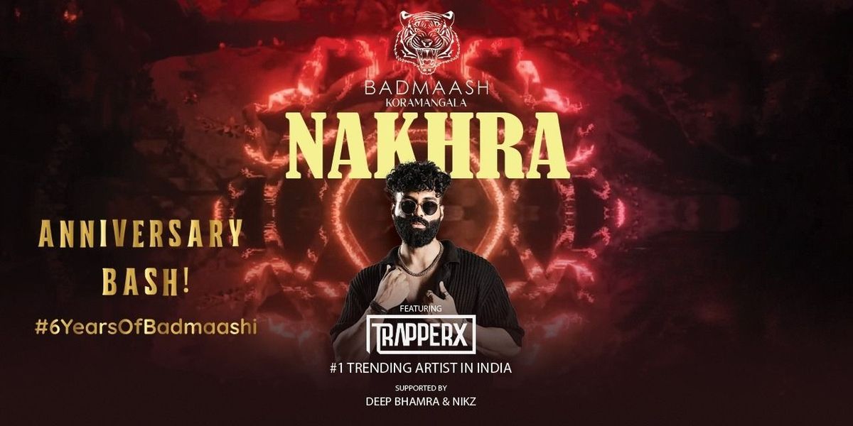 6 Years of Badmaash Ft. TrapperX, 29 August | Event in Bangalore | AllEvents