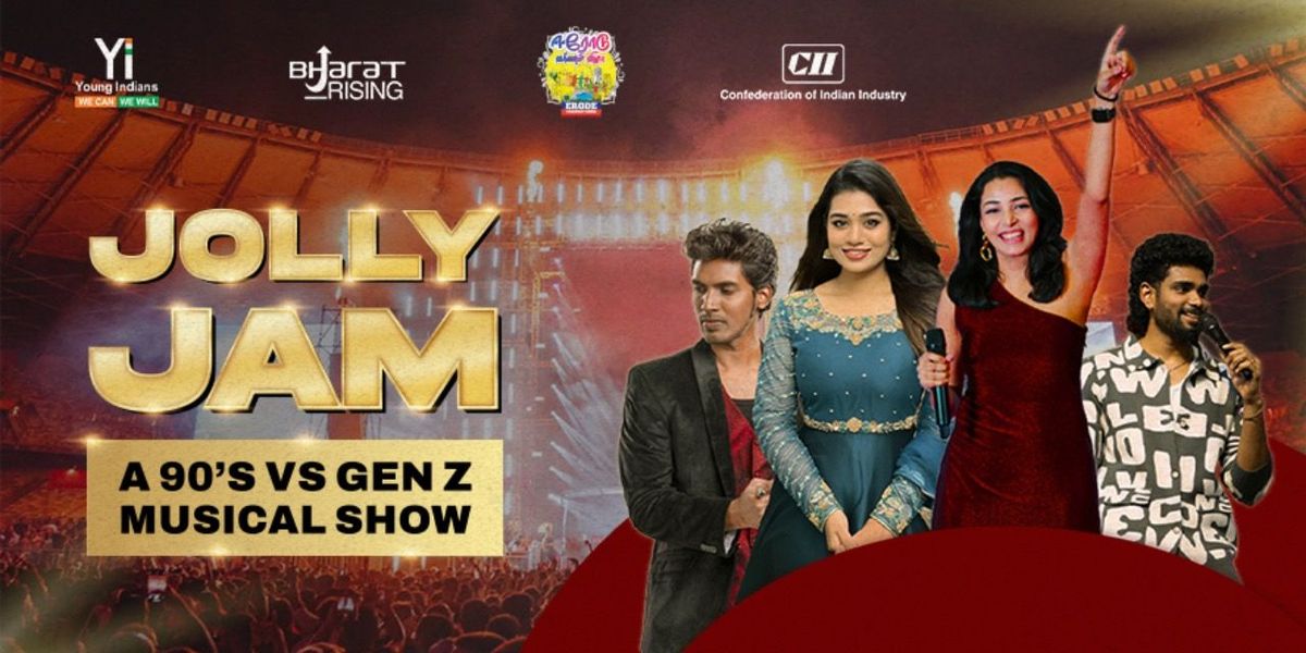 Jolly Jam A 90s vs Gen Z Musical Show, 14 September | Event in Erode | AllEvents