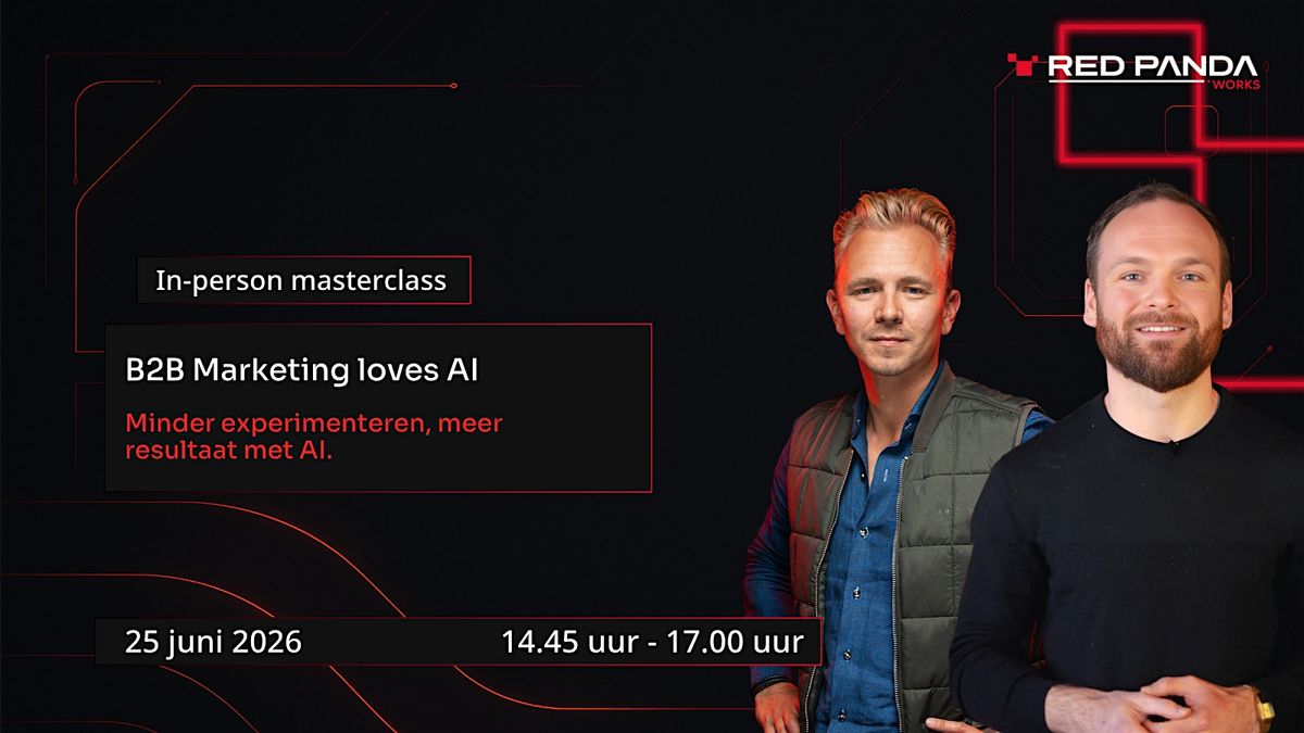 Masterclass: B2B Marketing loves AI (met Olaf Lemmens)