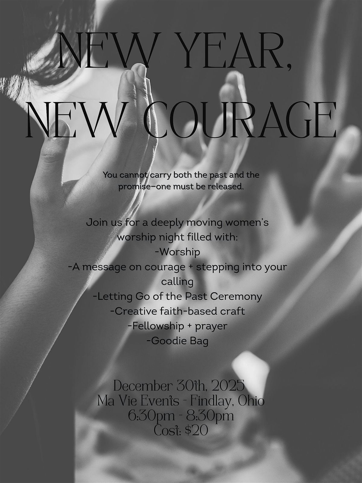 New Year, New Courage - Womens Event
