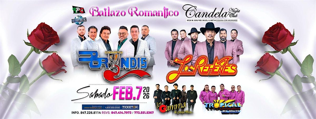 GRUPO BRYNDIS  LOS REHENES  LOS GAMMA  TROPICAL DEL BRAVO, 7 February | Event in Niles  | AllEvents