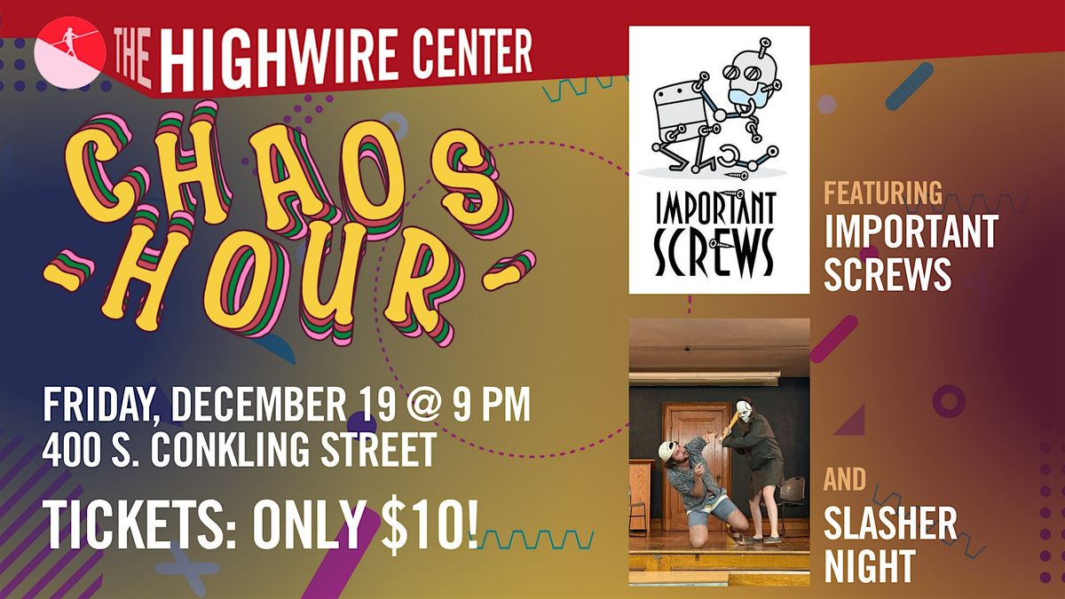 Chaos Hour: Unpredictable Improv at The Highwire Center!, 19 December | Event in Baltimore | AllEvents