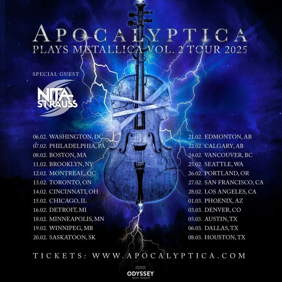 Apocalyptica at Majestic Theatre Dallas, 9 May | Event in Dallas | AllEvents