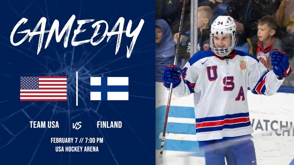 U18 FIVE NATIONS I Team USA vs. Finland, USA Hockey Arena, Plymouth, 7