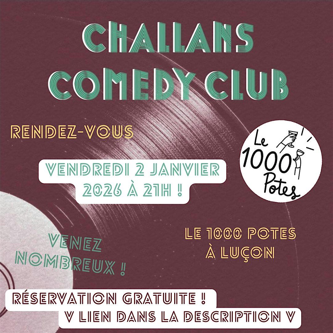 Soirée stand up au 1000 potes, 2 January | Event in Luçon | AllEvents