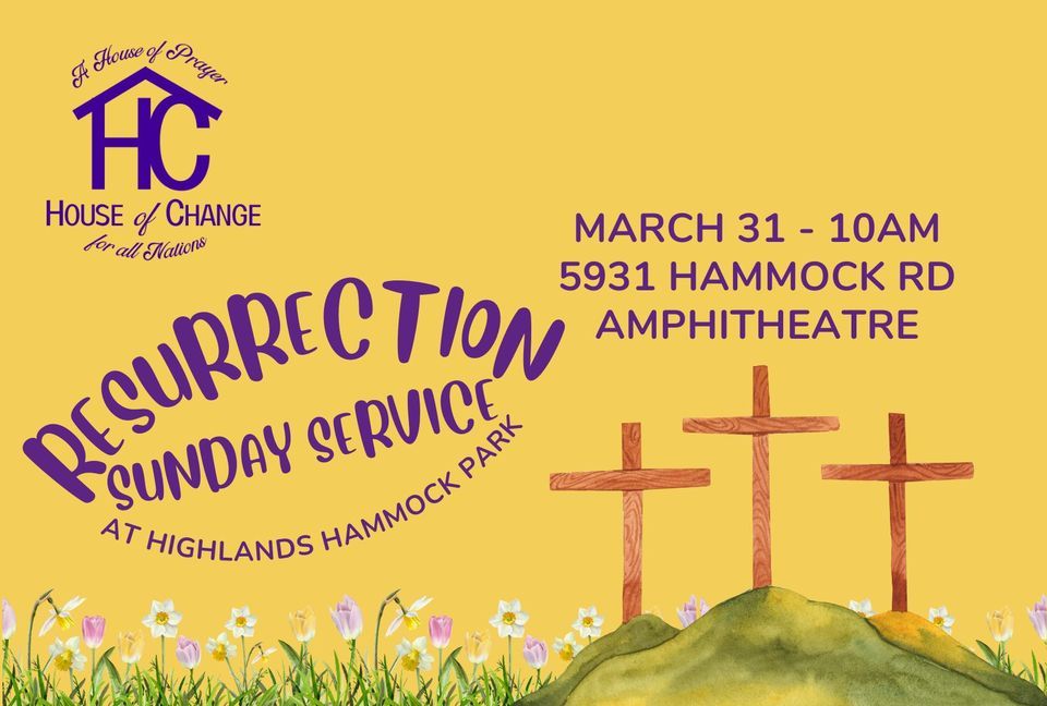 Resurrection Sunday Service the Park, Highlands Hammock State Park