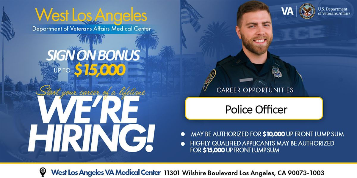 Hiring Event - Greater Los Angeles VA Healthcare System, 16 January | Event in Los Angeles | AllEvents